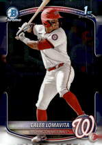 2025 Bowman Chrome Prospects #BCP-120 Caleb Lomavita