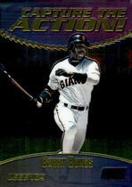 2000 Stadium Club Chrome Capture the Action #CA17 Barry Bonds