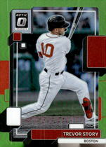 2022 Donruss Optic Lime Green #167 Trevor Story