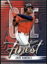 2026 Finest Topps Team Finest #TF-10 Jose Ramirez