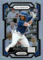 2024 Panini Prizm Silver Prizm #168 Kendall George