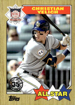 2022 Topps 1987 Topps All Stars #87AS-26 Christian Yelich