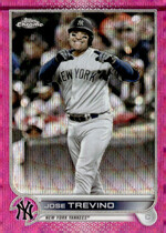 2022 Topps Chrome Update Pink Wave Refractor #USC51 Jose Trevino