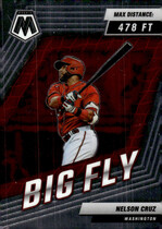 2022 Panini Mosaic Big Fly #BF-9 Nelson Cruz
