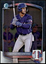 2025 Bowman Chrome Prospects #BCP-72 Paulino Santana