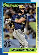 2025 Topps 1990 Topps #T90-17 Christian Yelich