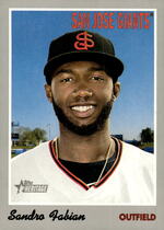 2019 Topps Heritage Minor League #81 Sandro Fabian