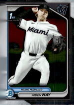 2024 Bowman Chrome Draft #BDC-91 Aiden May
