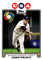 2008 Topps Update World Baseball Classic Preview #WBC7 Jake Peavy