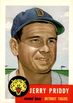 1991 Topps Archives 1953 #113 Jerry Priddy