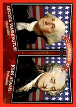 2008 Topps Historical Campaign Match-Ups #HCM-1792 George Washington|John Adams