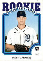 2022 Topps Heritage High Number Rookie Performers #RP-12 Matt Manning
