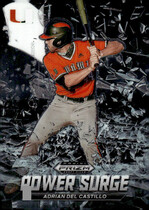 2021 Panini Prizm Draft Picks Power Surge #3 Adrian Del Castillo