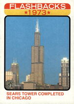 2022 Topps Heritage News Flashbacks #NF-13 Sears Tower Completed In Chicago