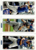 2022 Topps Opening Day Triple Play #TPC-5 Pete Alonso|Jacob Degrom|Francisco Lindor