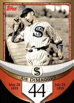 2007 Topps DiMaggio Streak Before the Streak #JDSF44 Joe DiMaggio
