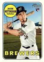 2018 Topps Heritage High Number #677 Jacob Nottingham