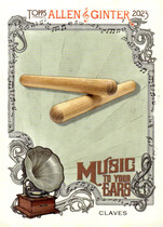 2023 Topps Allen & Ginter Music to Your Ears #MTYE-14 Claves