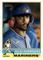 2025 Topps Heritage Dark Green Border #369 Julio Rodriguez