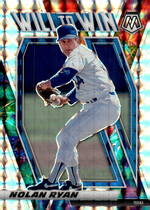 2021 Panini Mosaic Will to Win Silver Mosaic #9 Nolan Ryan