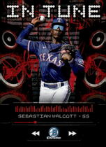 2024 Bowman Chrome Draft In Tune #IT-20 Sebastian Walcott