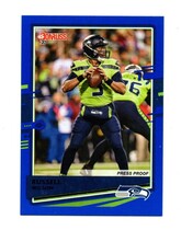 2020 Donruss Press Proof Blue #222 Russell Wilson