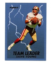 1993 Fleer Team Leaders #3 Steve Young