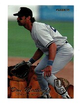 1995 Fleer Update Smooth Leather #7 Don Mattingly