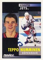 1991 Pinnacle French Factor #166 Teppo Numminen