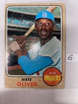 1968 Topps Base Set #124 Nate Oliver