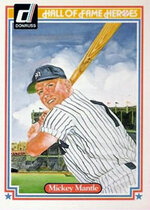 1983 Donruss Hall of Fame Heroes #7 Mickey Mantle