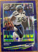 2020 Donruss Optic Purple Shock #107 Jordyn Brooks