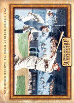2010 Topps History of the Game #HOTG13 Babe Ruth Retires With 714 Career Homeruns