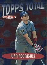 2002 Topps Total Topps Total Insert #TT40 Ivan Rodriguez