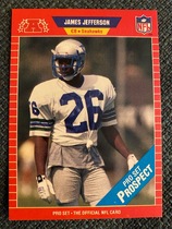 1989 Pro Set Base Set #539 James Jefferson