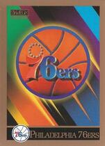 1990 SkyBox Base Set #347 76ers Checklist