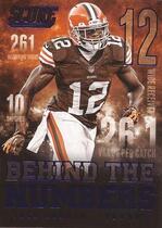 2014 Score Behind the Numbers Blue #BN15 Josh Gordon