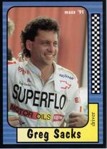 1991 Maxx Base Set #18 Greg Sacks