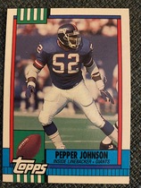 1990 Topps Base Set #54 Pepper Johnson