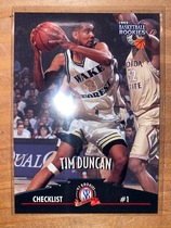 1997 Score Board Rookies #61 Tim Duncan