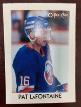 1987 O-Pee-Chee OPC Minis #22 Pat LaFontaine