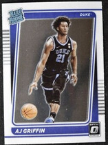 2022 Panini Chronicles Draft Picks Donruss Optic Rated Rookie #5 Aj Griffin