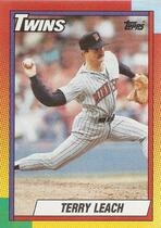 1990 Topps Traded Retail (Gray Stock Back) #57T Terry Leach