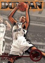 1997 Press Pass Red Zone #45 Tim Duncan