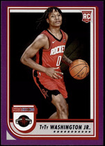 2022 Panini NBA Hoops Purple #258 Tyty Washington Jr.