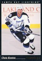 1993 Pinnacle Base Set #8 Chris Kontos
