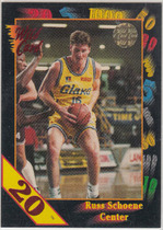 1991 Wild Card 20 Stripes #72 Russ Schoene