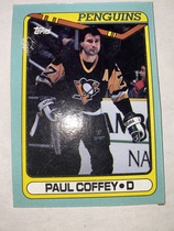 1990 Topps Box Bottoms #C Paul Coffey