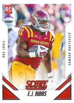 2015 Score Base Set #401 E.J. Bibbs