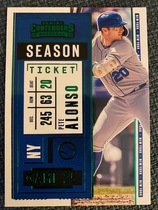 2020 Panini Contenders Green #89 Pete Alonso